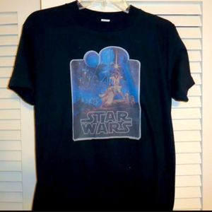 COPY - • Amazing 1970s VINTAGE • STAR WARS • 1976 transfer on Tee •